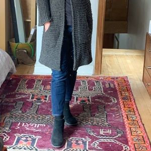 2/$40💕 Italian chunky knit wool sweater jacket